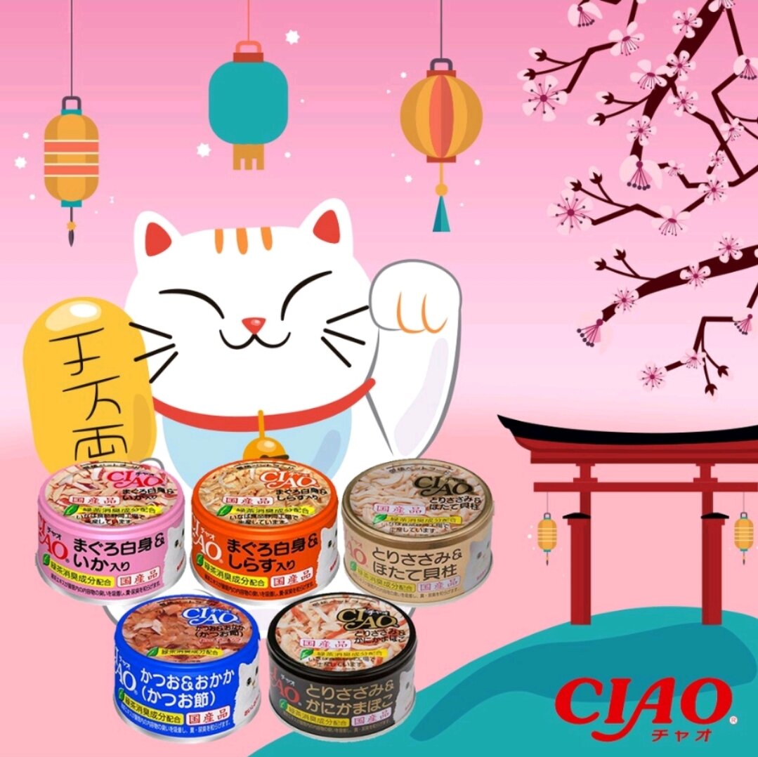 Pate Ciao cho mèo lon 85g-Pate cho mèo