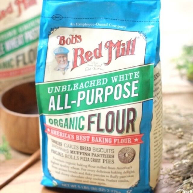Bột mì đa dụng hữu cơ không tẩy trắng Bob's Red Mill cho bé ăn dặm