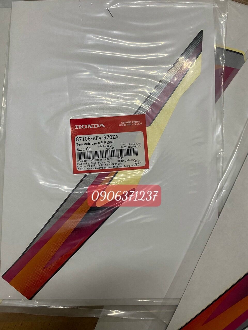 Bộ tem xe Super Dream Zin hãng