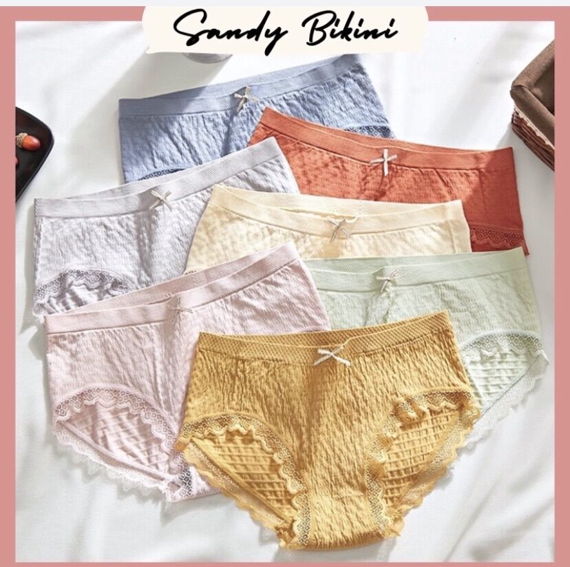 79k/10 quần lót nữ, quần lót cotton mĩ hàng mềm mịn kháng khuẩn tốt