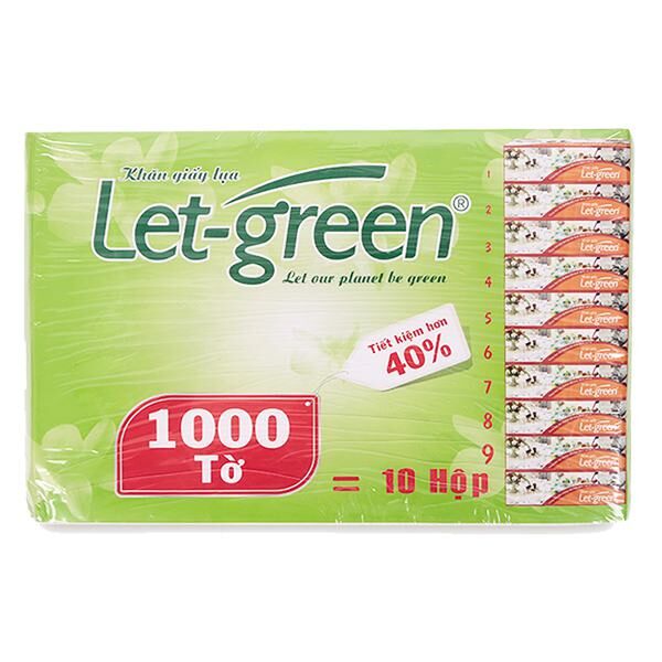 Gói bổ sung let green 1000 tờ.
