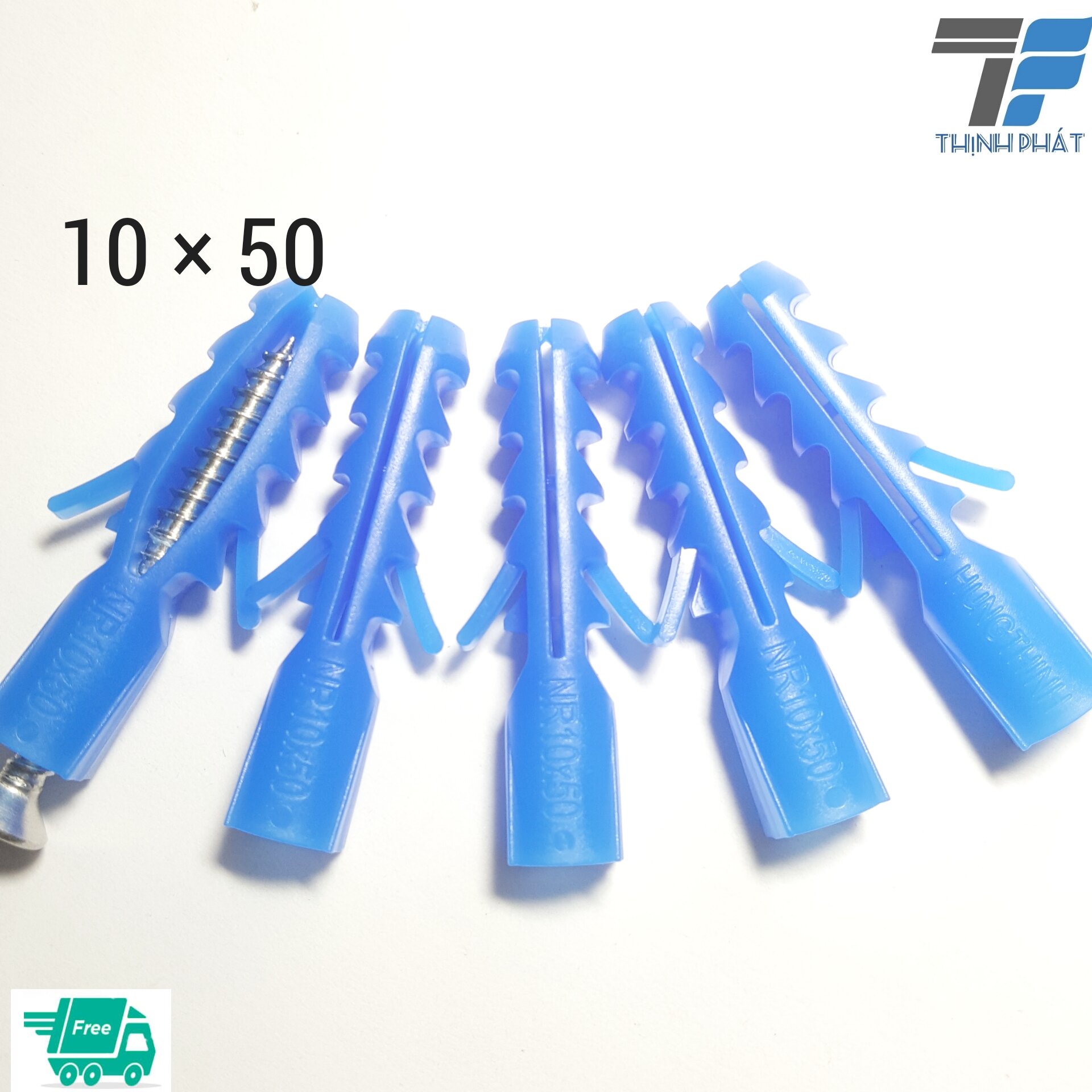 Tắc kê râu [ tk nhựa ] cao cấp Hưng Thịnh 10*50mm [ Mua 50 ,100 hoặc bịch 500 con sẽ rẻ hơn ]