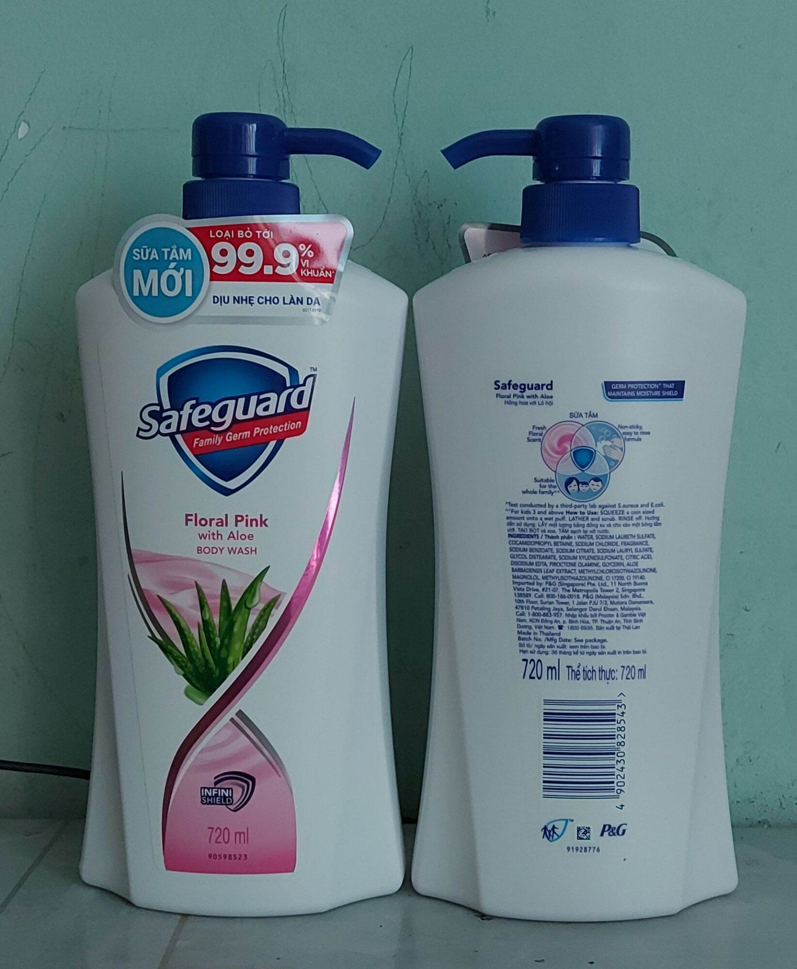 Sữa tắm Safeguard túi 720ml