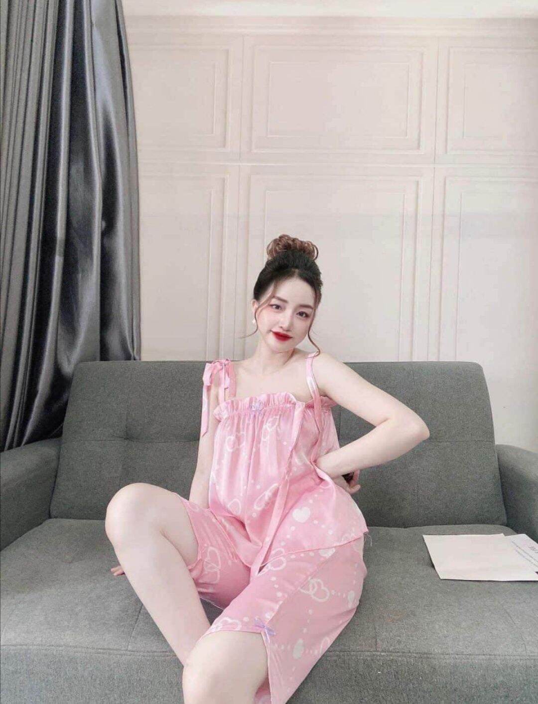 set bộ 2 dây lửng phi lụa bóng cao cấp