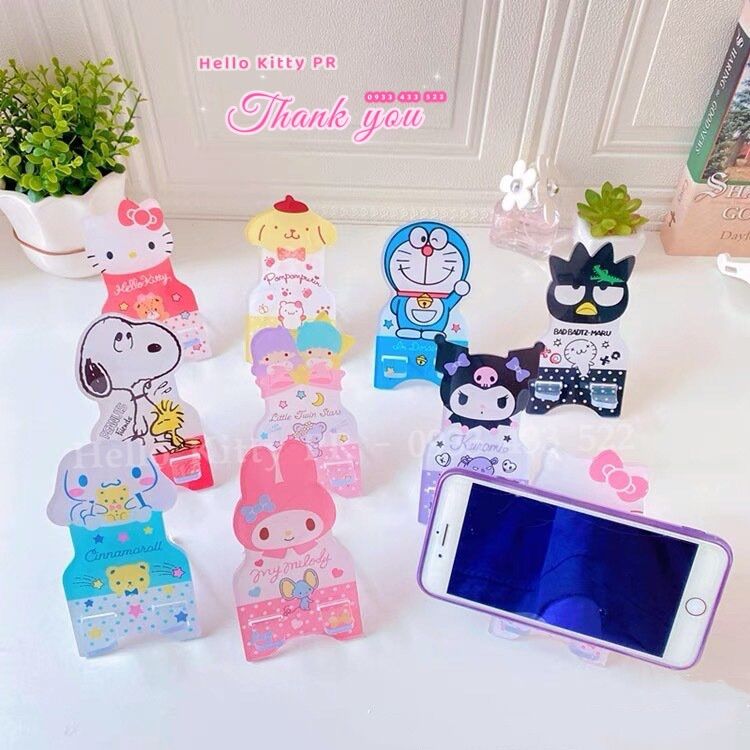 Giá đỡ điện thoại Hello Kitty - Doremon Doraemon