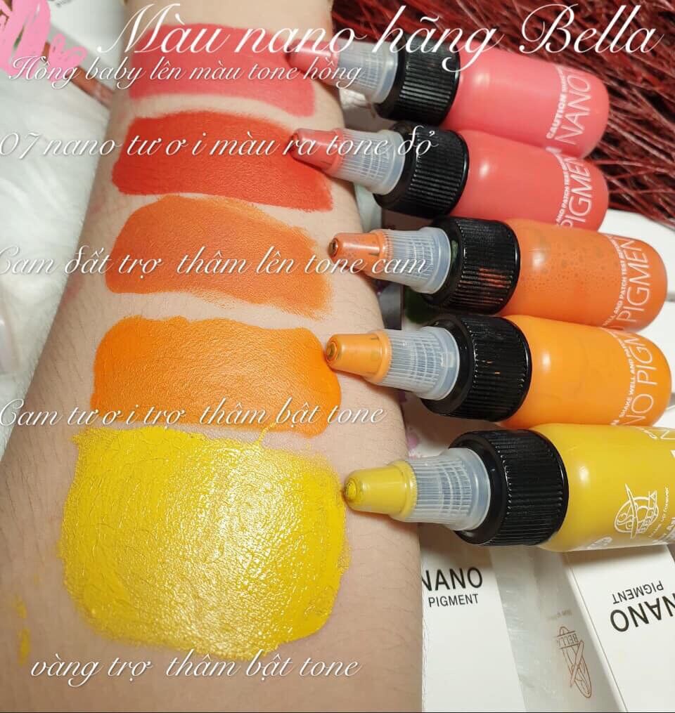Mực phun môi Nano Bella