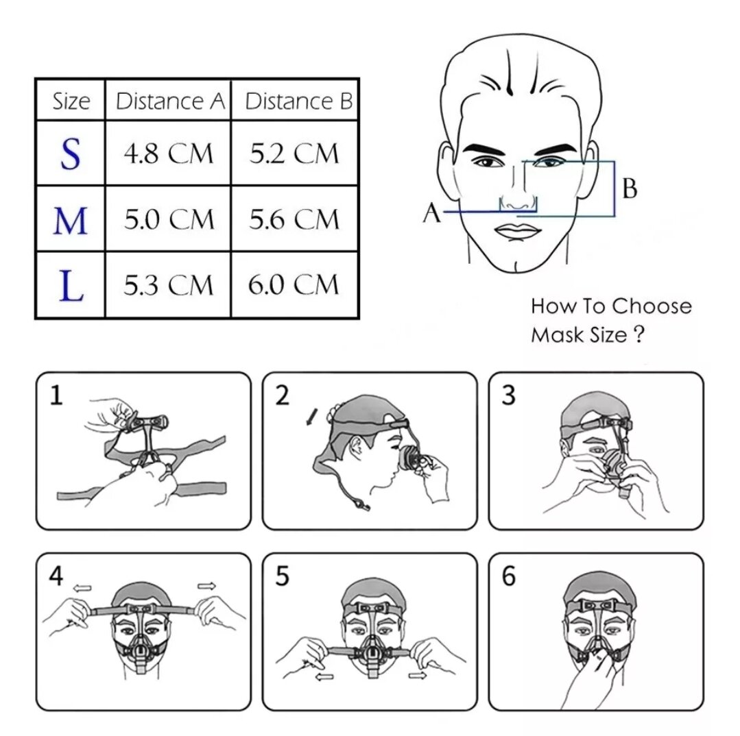 Mặt nạ thở (breathing mask) CPAP BiPAP APAP BMC IVOLVE N2 (NM2)- Ảnh thật