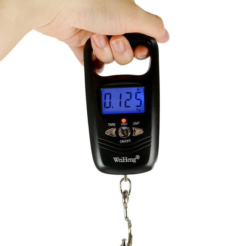 50kg kỹ thuật số túi hành lý quy mô móc trọng lượng mini treo quy mô xách tay lcd abs treo trọng câu cá móc cân bằng