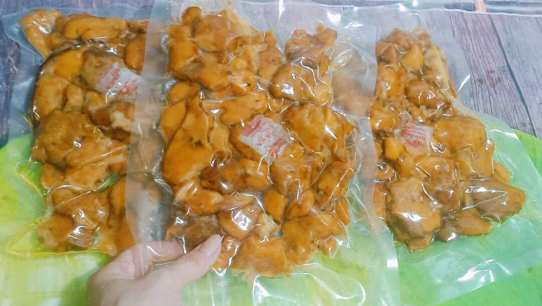 Trứng cá sặc bổi sấy ship xa túi hút chân không 500g