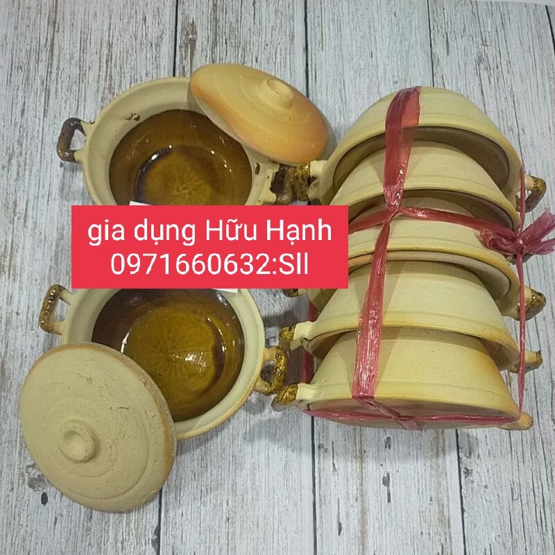 Nồi đất tráng men nhí4,5-14cm)