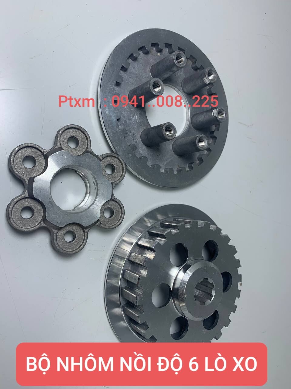 Độ 6 lò xo bộ nhôm nồi độ 6 lò xo