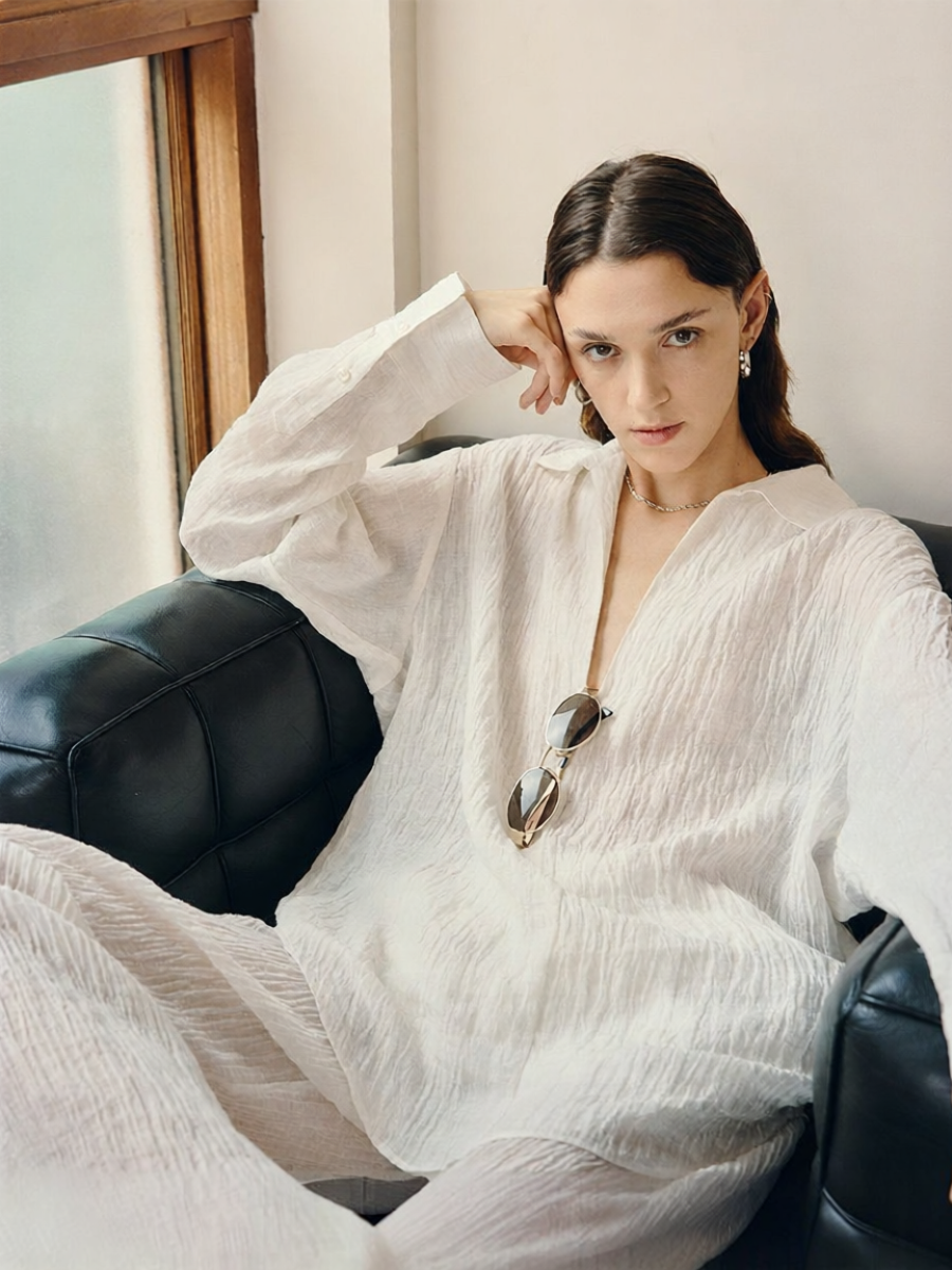 KEIGAN | Lightweight Linen Shirt and Skirt Set Giá 2,895,000 Đồng*Miễn phí vận chuyển