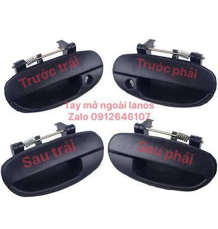 Tay mở cửa Daewoo Lanos, Tay mở trong Lanos, Tay mở ngoài Lanos, Tay nắm cửa Lanos