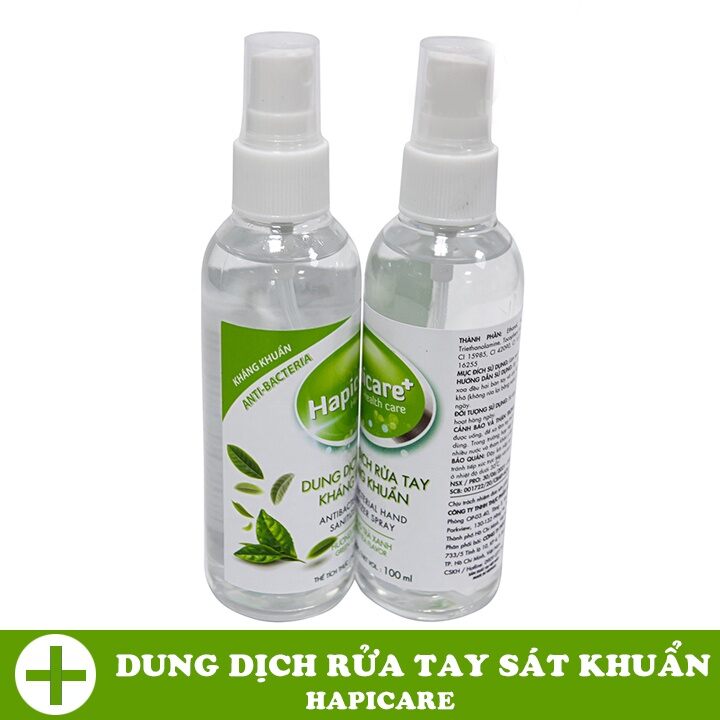 Dung dịch rửa tay happicare 100ml