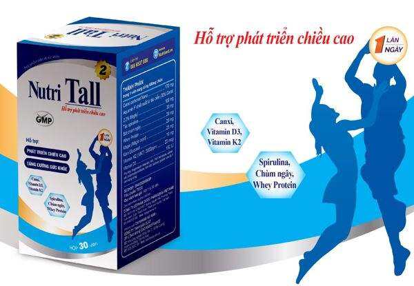 Nutri Tall 2 – Chuyên biệt phát triển chiều cao cho trẻ 8 - 18 tuổi
