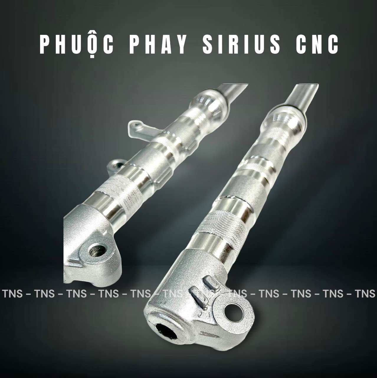 Phuộc phay sirius - Phuộc trước sirius 50/110 phay thái (Cắt ty sẳn)