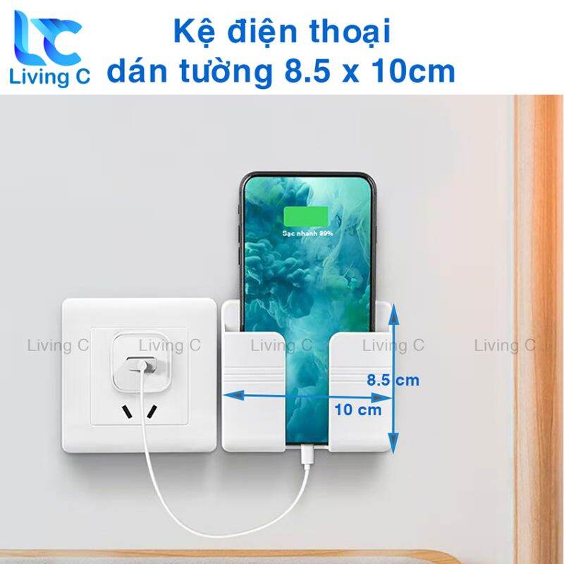Kệ Dán Tường Để Điện Thoại,Điều Khiển Remote Siêu Tiện Lợi -