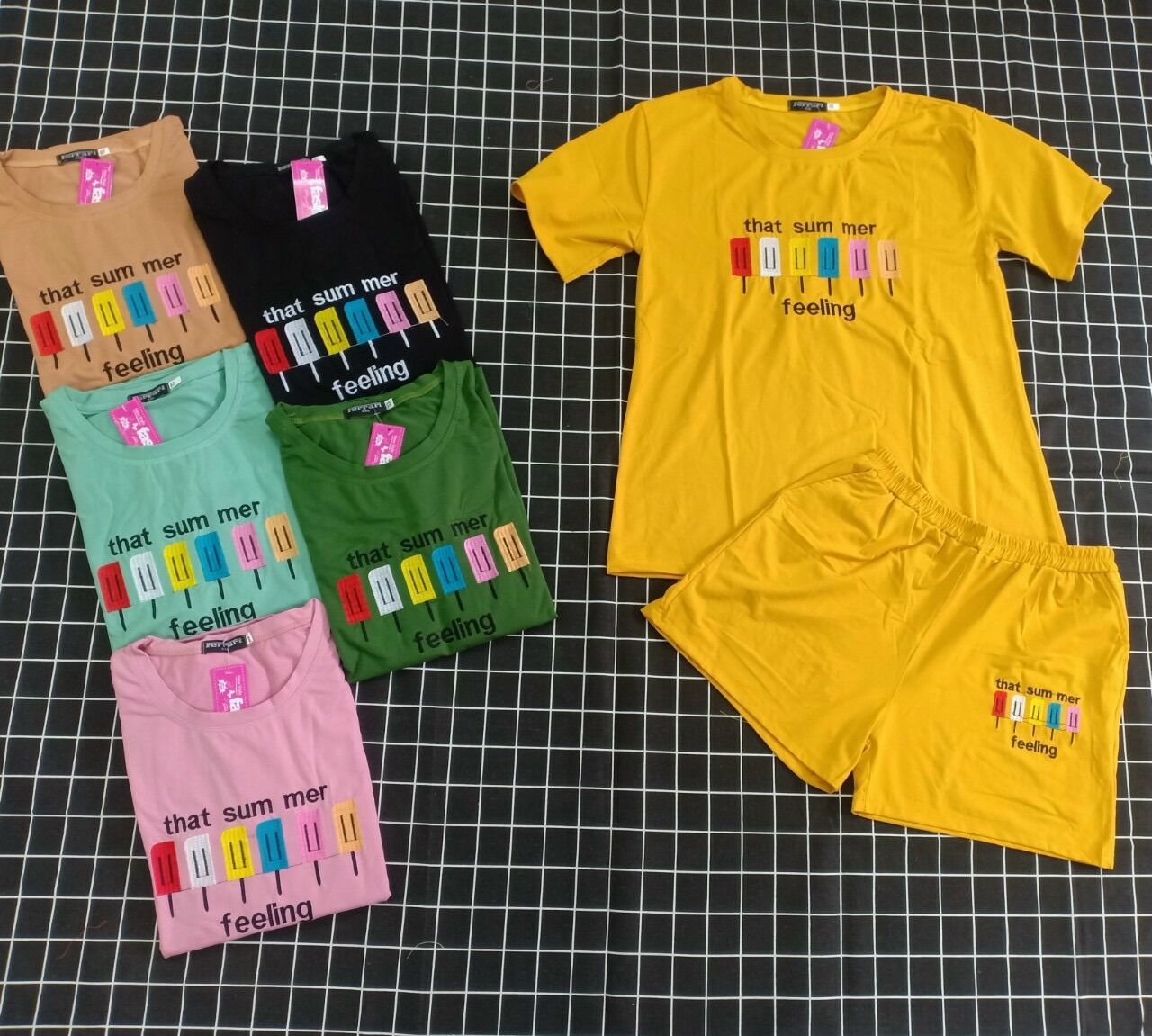 [HCM][CÓ BIGSIZE TỚI 85KG + KÈM ẢNH THẬT] Set bộ đồ bộ lửng mặc nhà thun cotton dễ thương