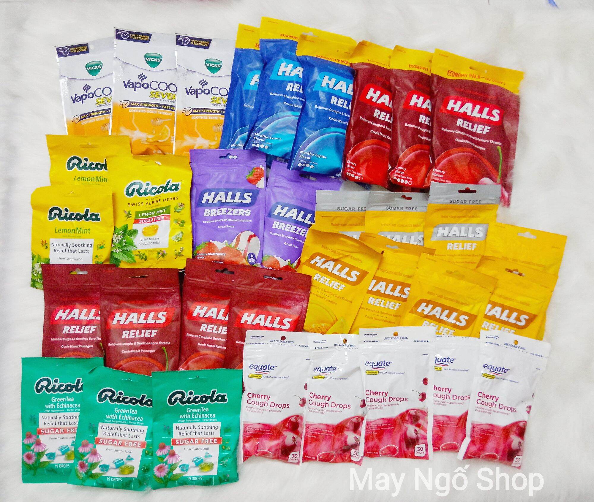 Halls - Kẹo ho đau họng