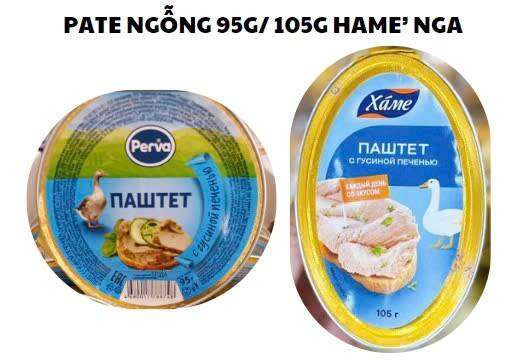Pate gan ngỗng hame 105gr nhập khẩu Nga
