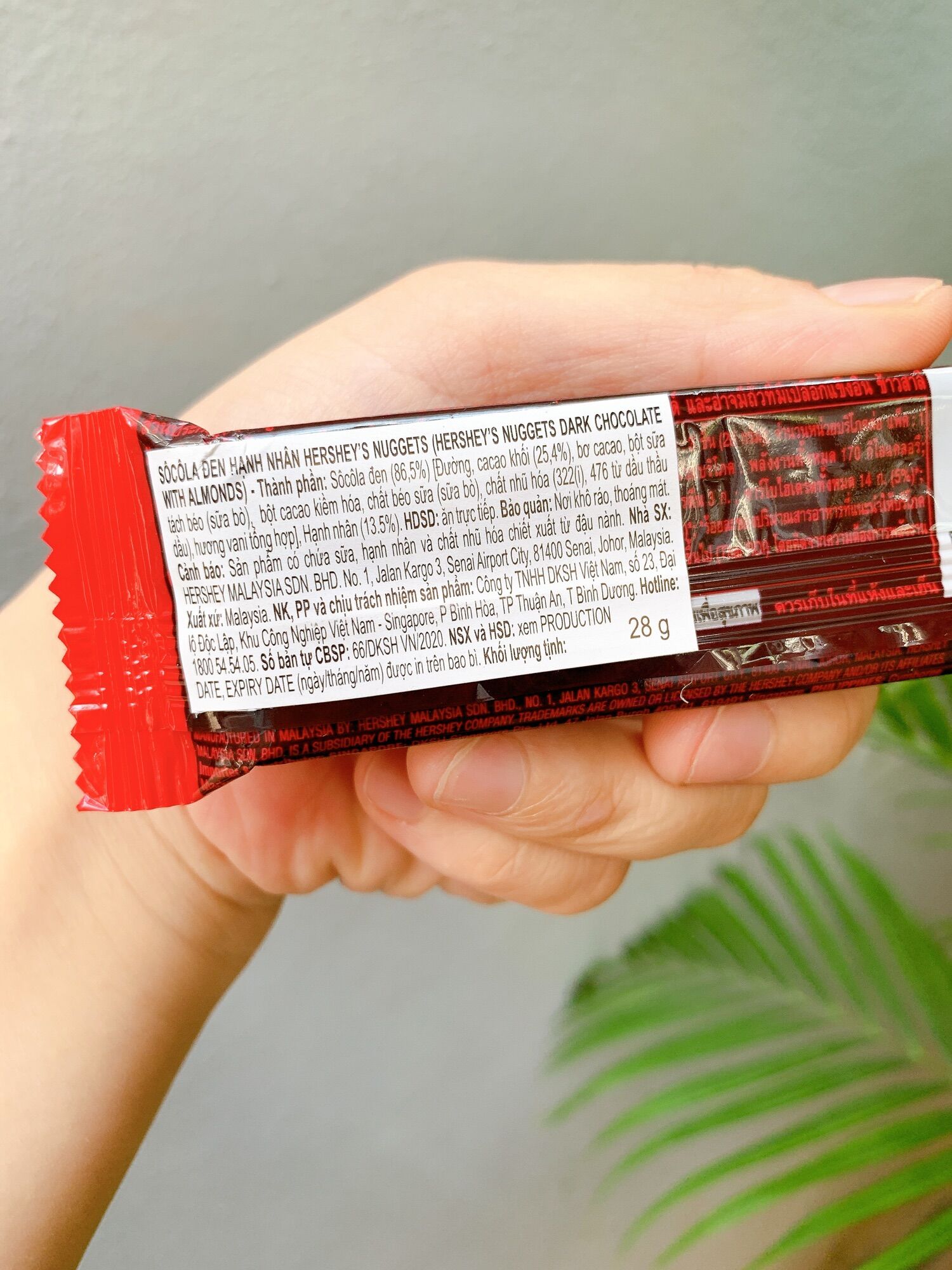 Kẹo socola Hershey’s nuggets 28g/ 56g (3 vị nhập khẩu malaysia)