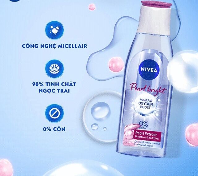 Nước tẩy trang NIVEA không cồn chai 200ml