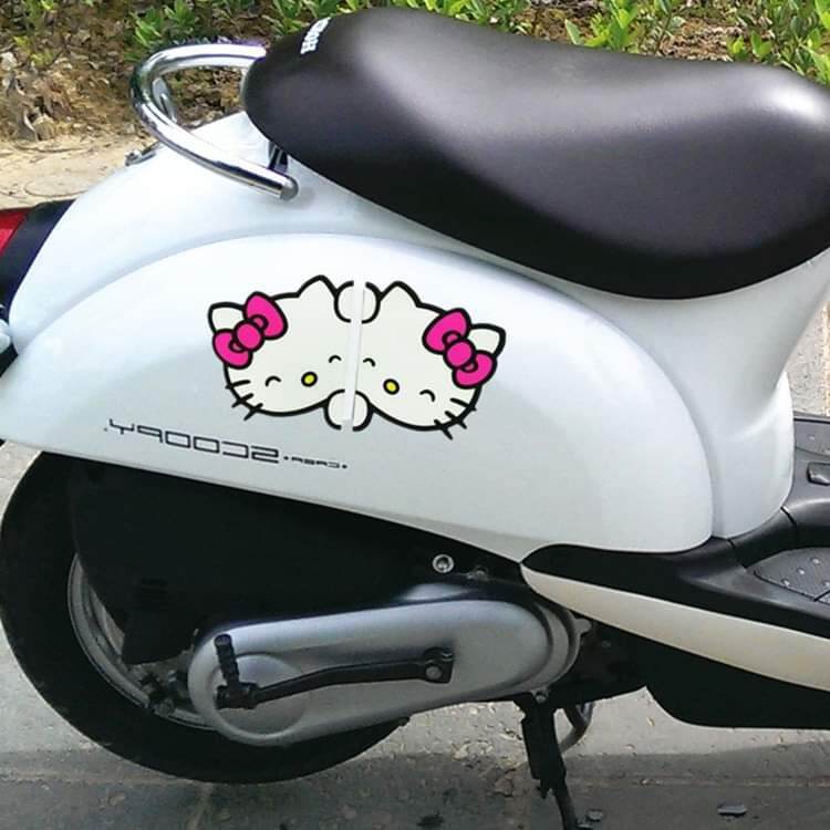 🌸DECAL DÁN XE, ĐỒ DÙNG HELLO KITTY