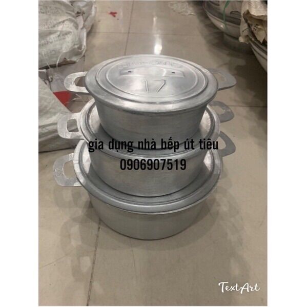Nồi gang miên đúc size nhỏ 17cm đến 35cm