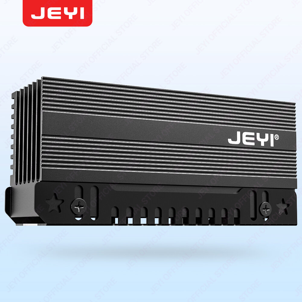 JEYI | JEYI M.2 2280 SSD Tản Nhiệt Bằng Nhôm Nguyên Khối Chịu Lực Cao Cho NVMe NGFF Với Bộ Làm Mát Thụ Động 35 ℃ Giảm Nhiệt Độ Giá 168,800 Đồng*Miễn phí vận chuyển