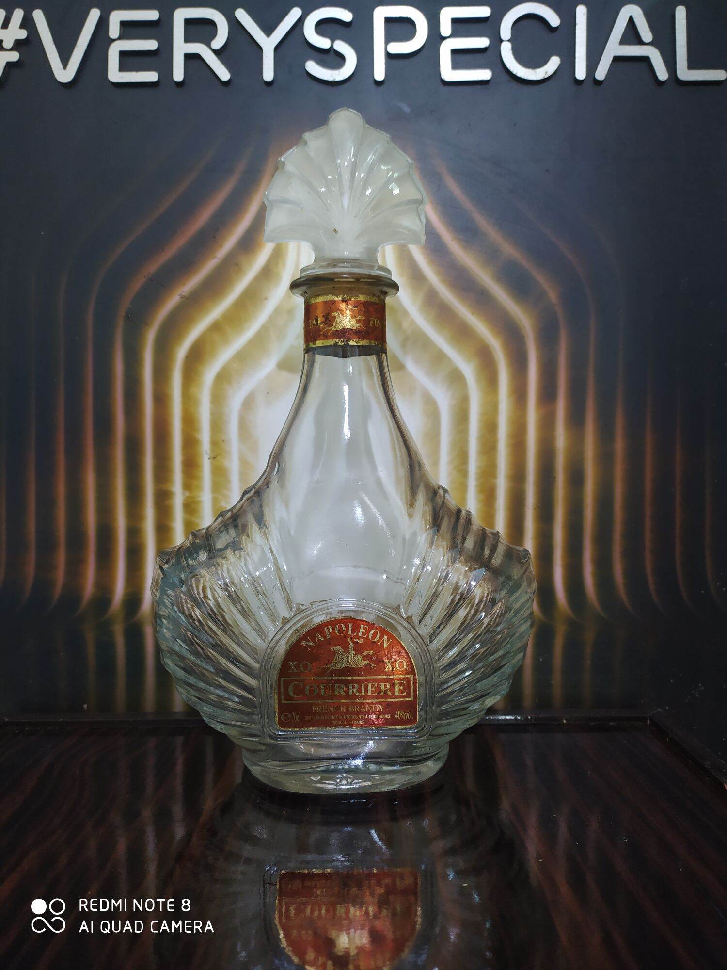 Vỏ chai napoleon, nắp thủy tinh, dung tích 700ml