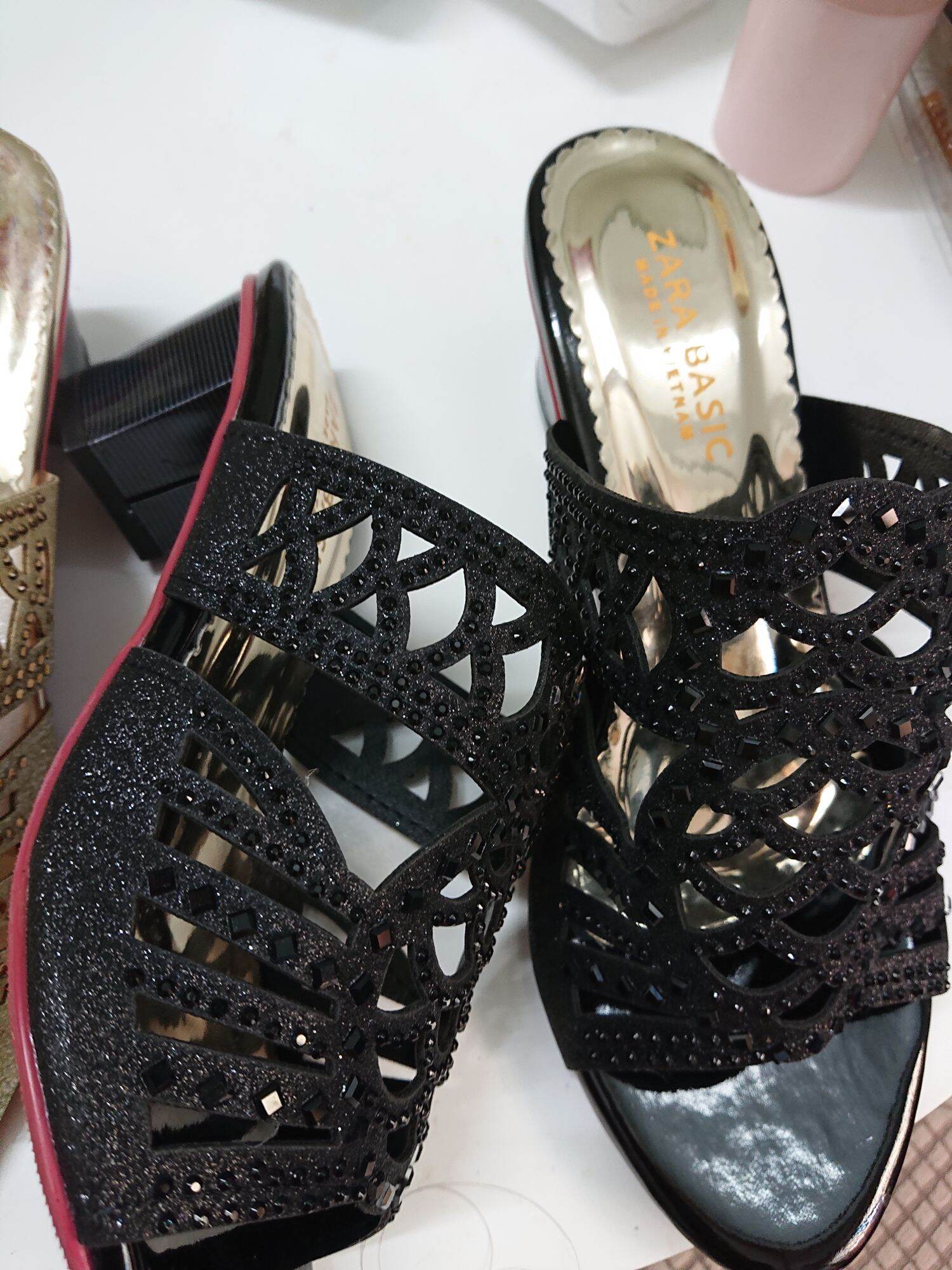 Dép guốc số lớn big size 38-43 gót 5p