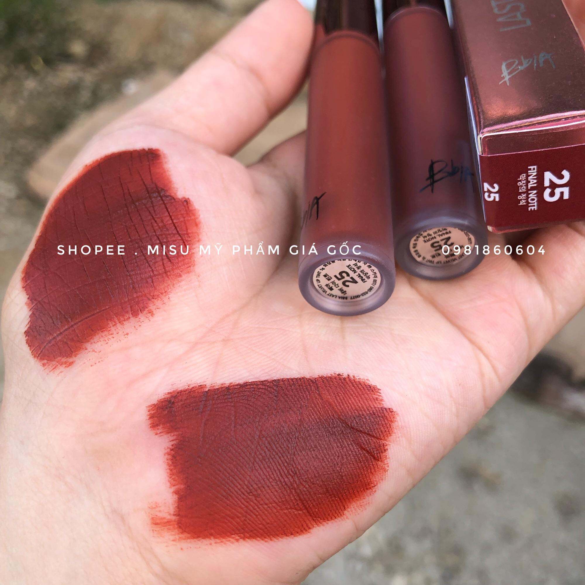 Son bbia 25 38 đỏ nâu gạch