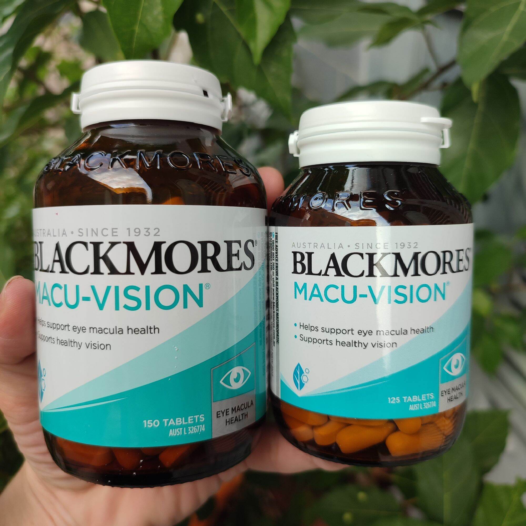 Viên uống bổ mắt blackmores macu vision 125 viên và 150 viên của úc
