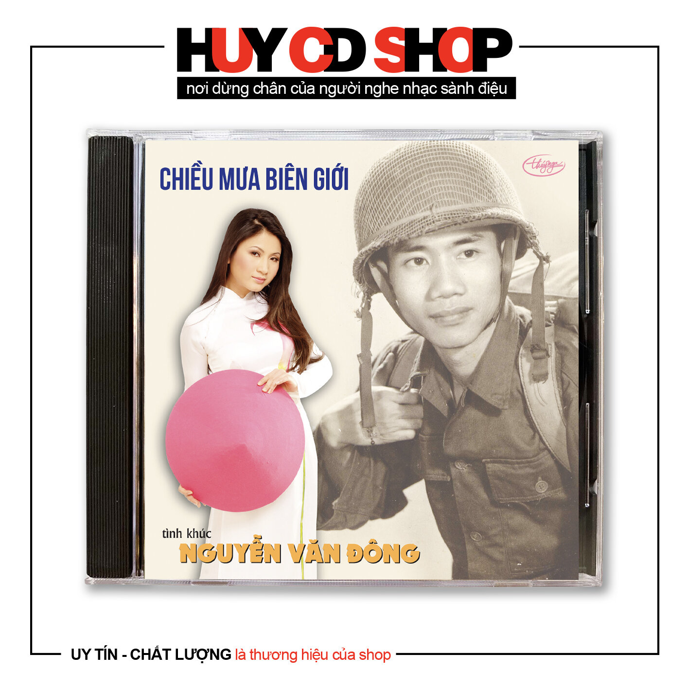 Đĩa CD Tình khúc Nguyễn Văn Đông Chiều mưa biên giới Nhạc vàng trữ tình Bolero Đĩa lòng Trắng Chất Lượng cao Âm Thanh chuẩn HUY CD SHOP