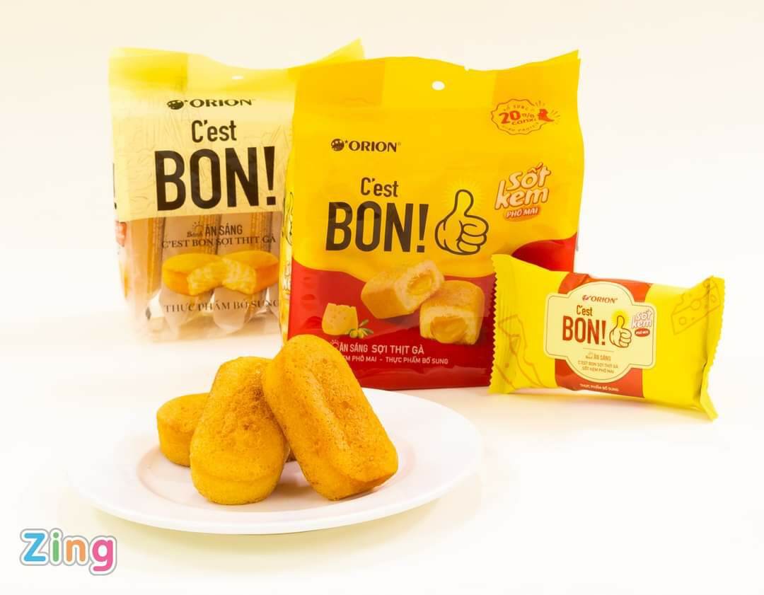 Combo 5 bịch bánh Bon sợi gà ăn sáng