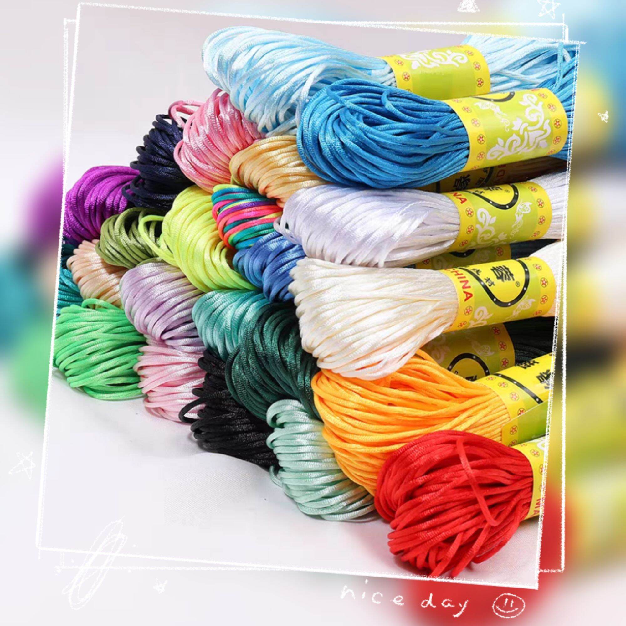 Bó 20met Dây dù Vietnam đan vòng đủ màu handmade DIY