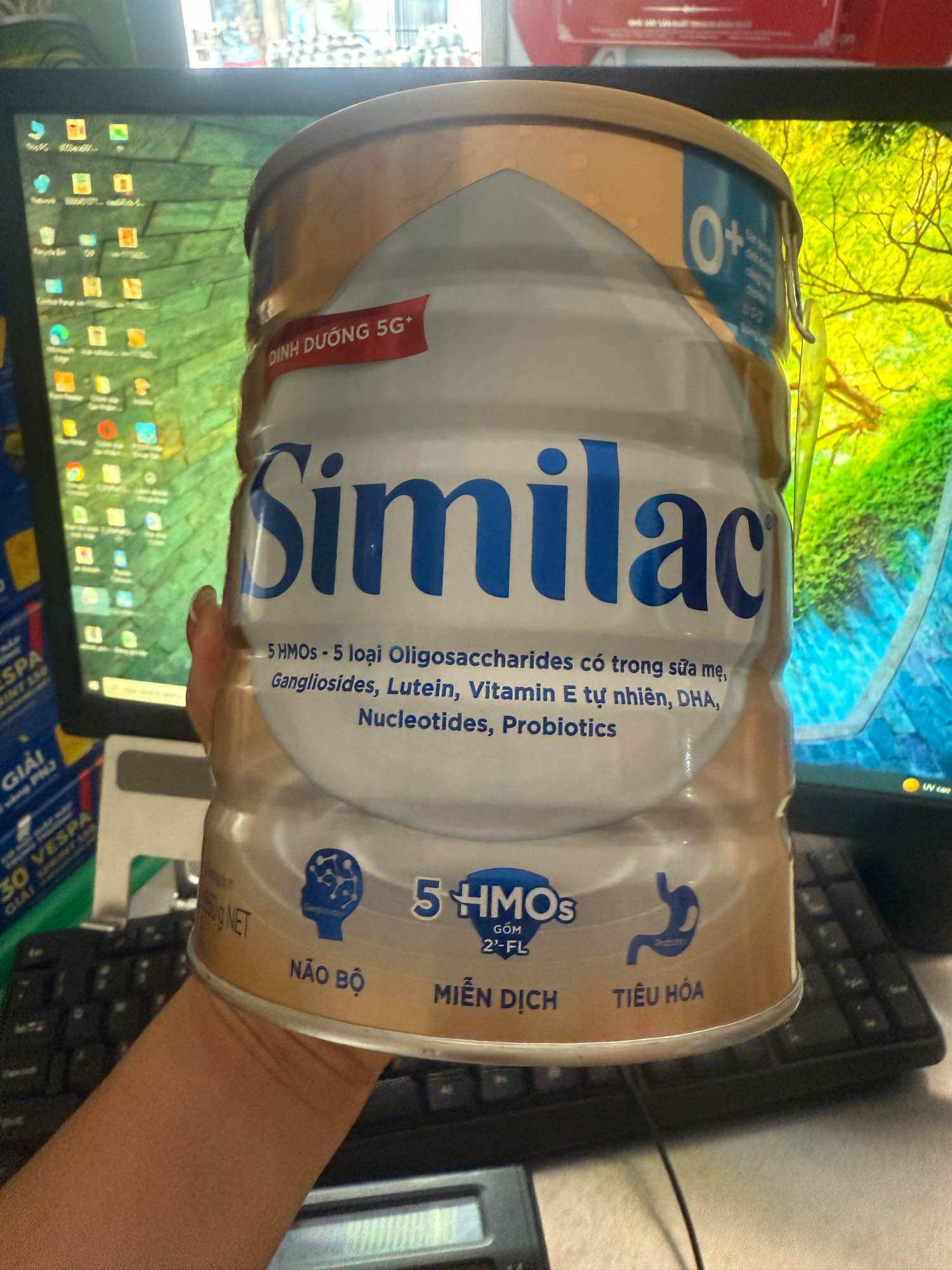 Sữa Similac 5G HMO 0+ cho bé 0-12 tháng 850g. Date luôn mới. Hàng chính hãng