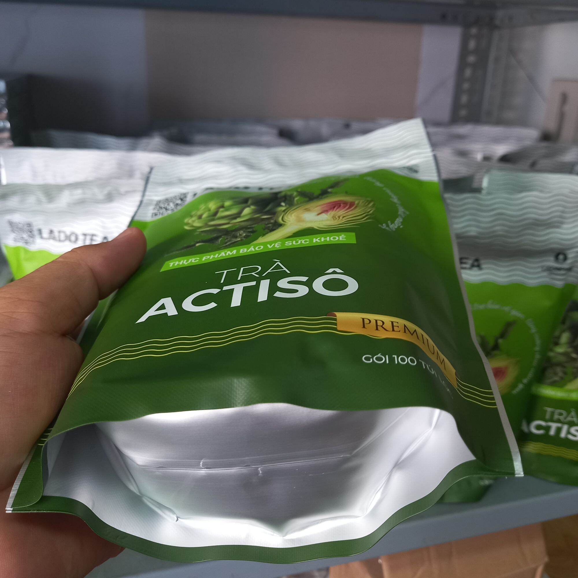 Trà Atiso Ladophar 100 túi lọc ( Bộ 2 gói ) - Actiso Đà Lạt Maximas