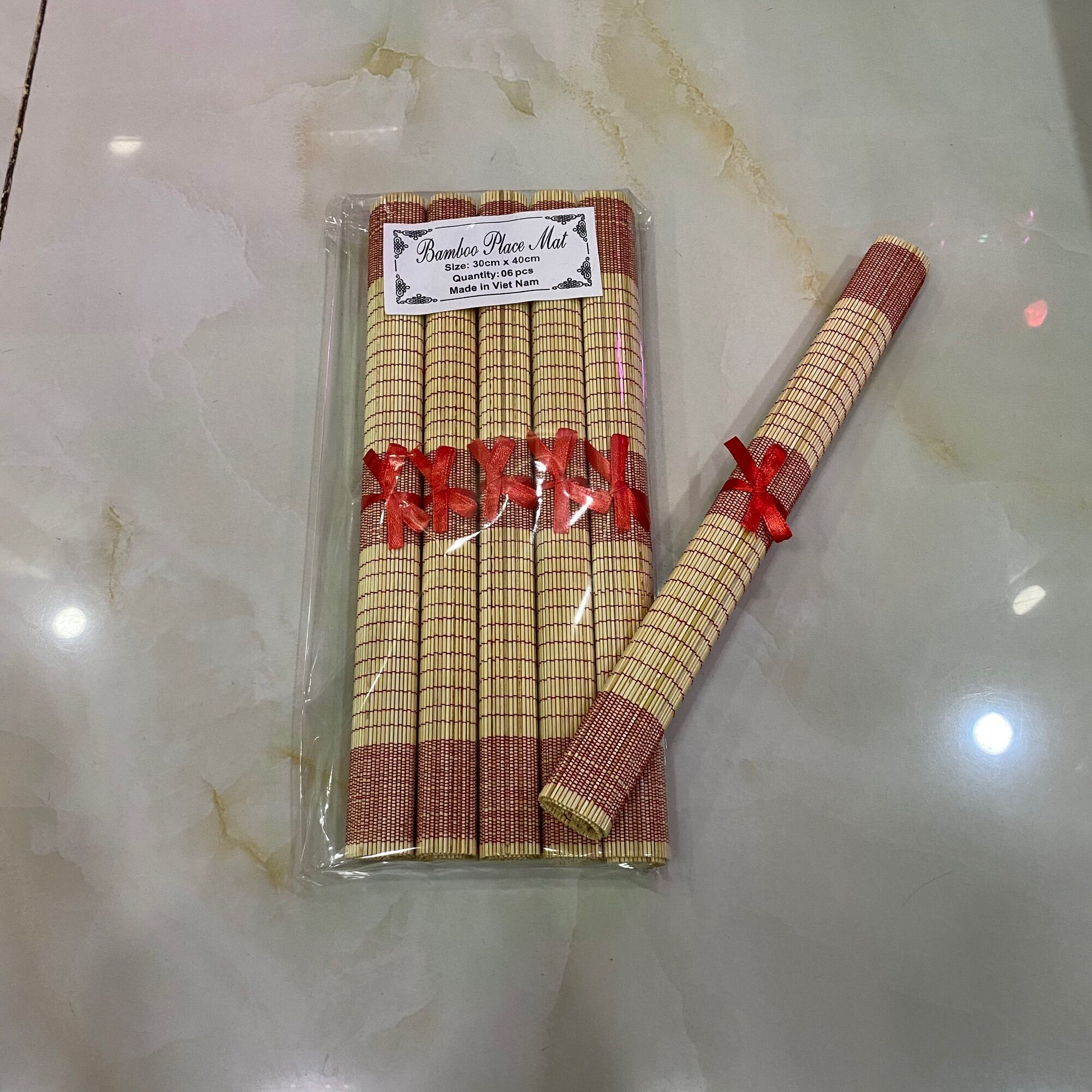 [HCM]Mành tre cuốn sushi trải bàn ăn (1 set 6 cái)
