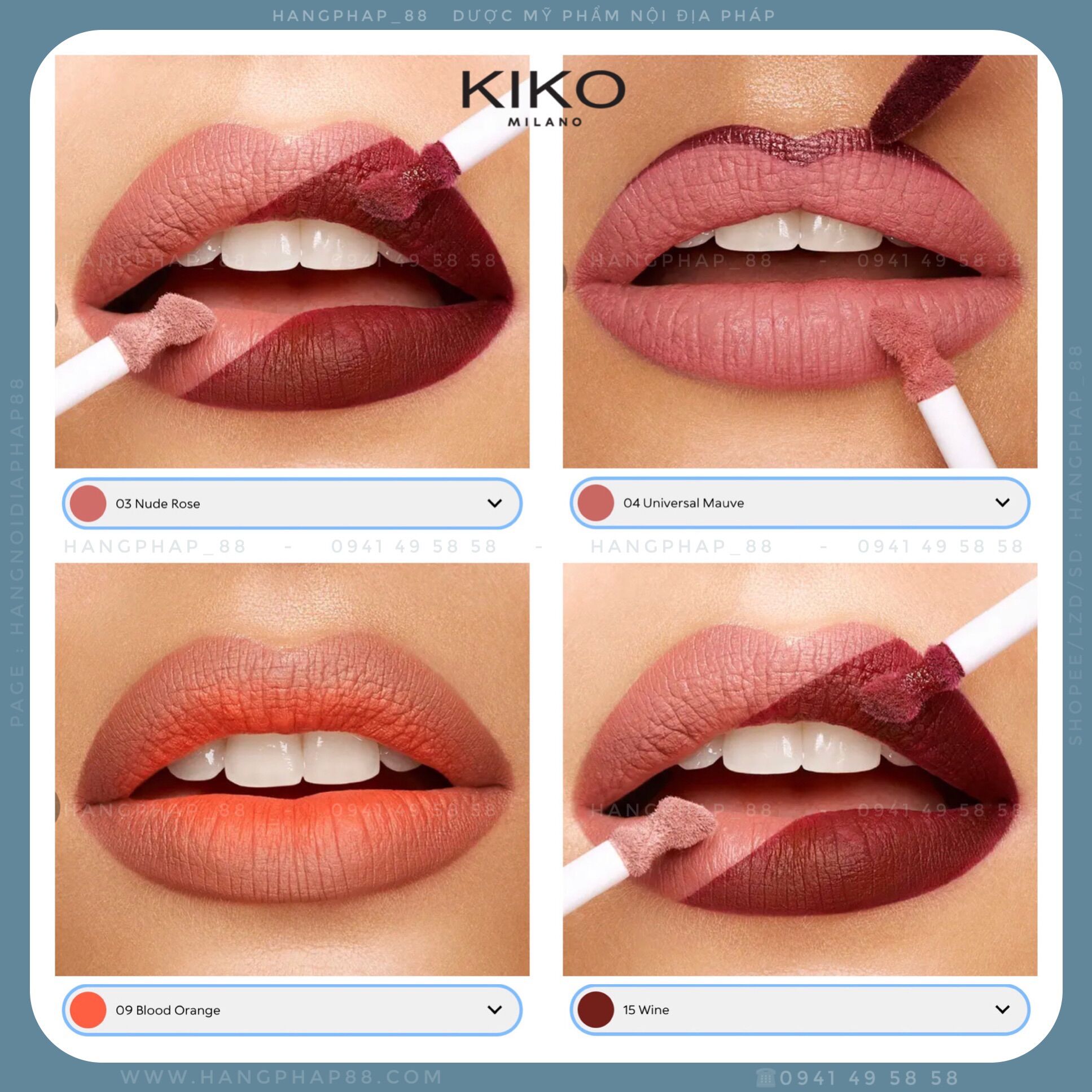 Son KiKo Lasting Matte Veil Liquid Lip Colour