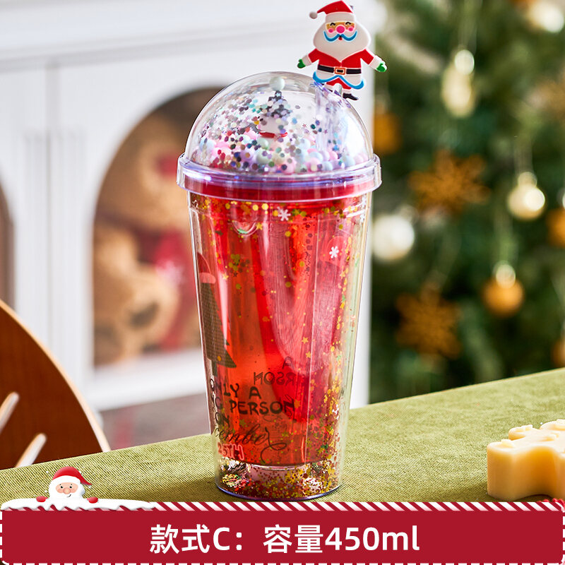 Cốc Gốm Đánh Dấu 3D Hoạt Hình Đáng Yêu Gấu Nhỏ Giáng Sinh Cốc Ăn Sáng Cốc Cà Phê Quà Tặng Nữ Đồ Trang Trí Giáng Sinh