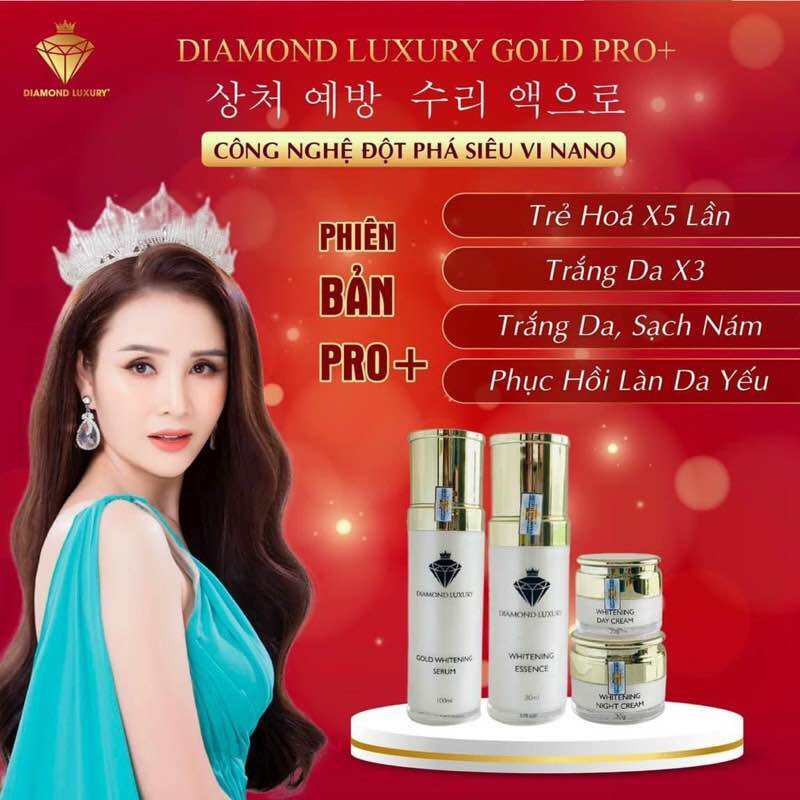 (CHÍNH HÃNG 100%) BỘ KEM NÁM DIAMOND LUXURY PRO+ dr Mishin