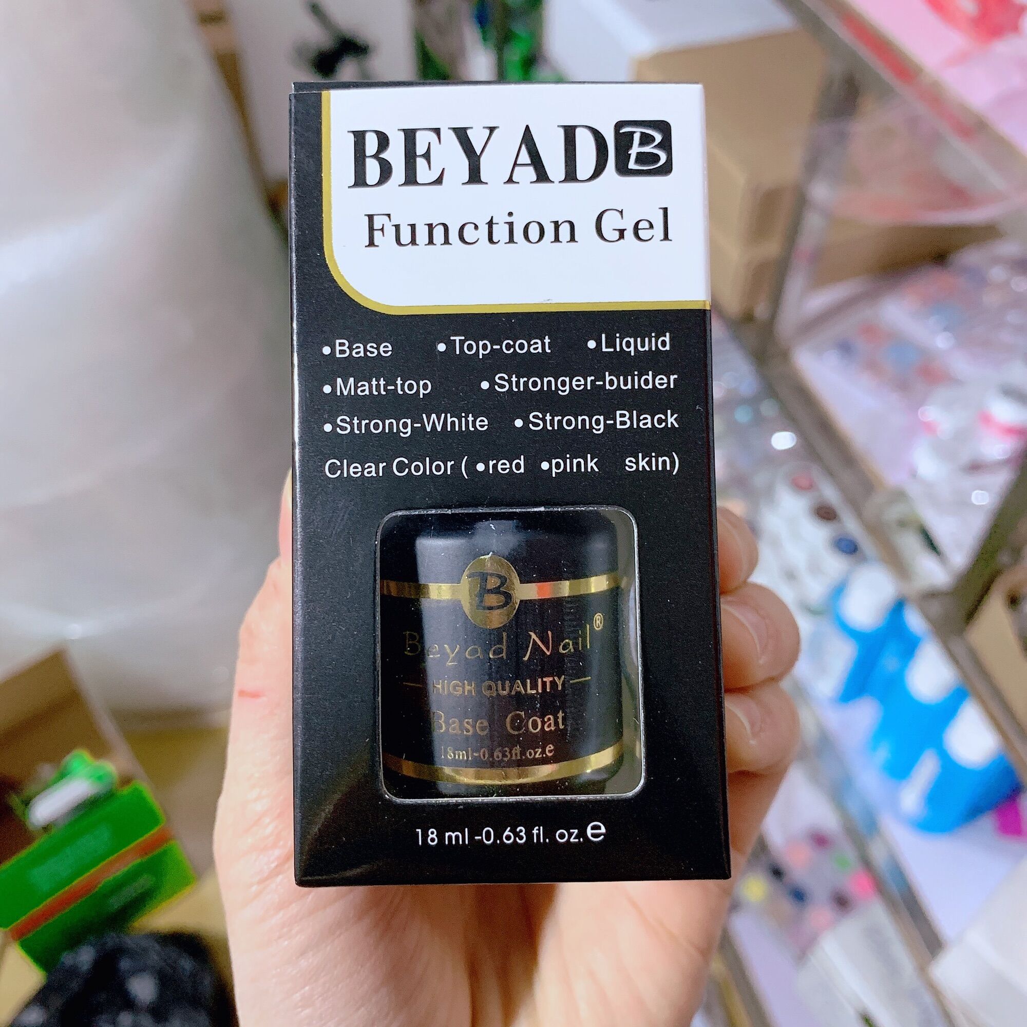 Cặp Liên kết và siêu bóng chai đen Base Top BEYAD, base top đen