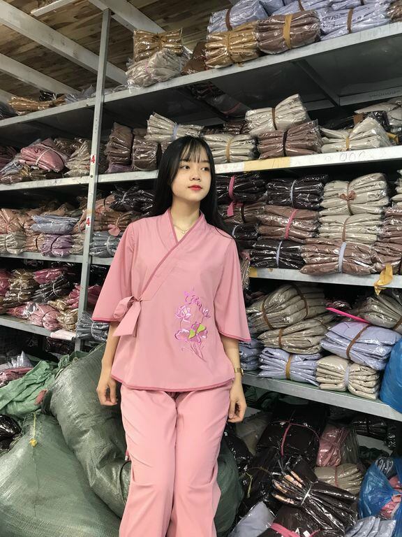 ĐỒ LAM ĐI CHÙA MẪU NỮ XÉO THÊU