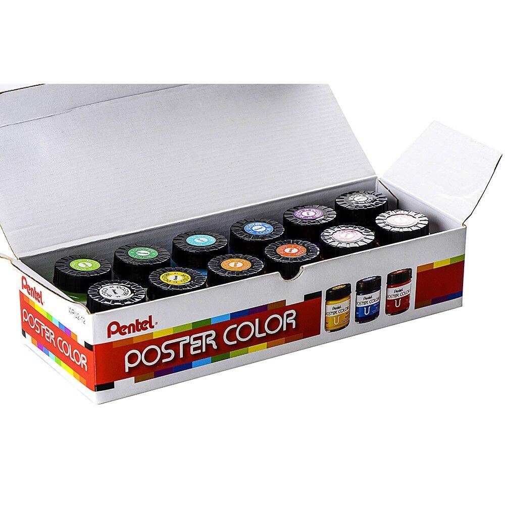 Hộp Màu Nước Pentel Poster 30ml 12 Màu