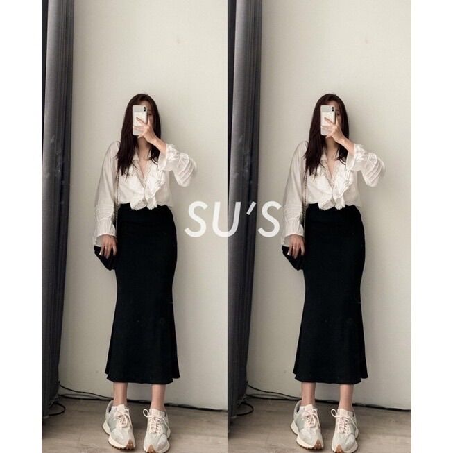 Chân váy đuôi cá dáng dài Sam-collection {freeship}