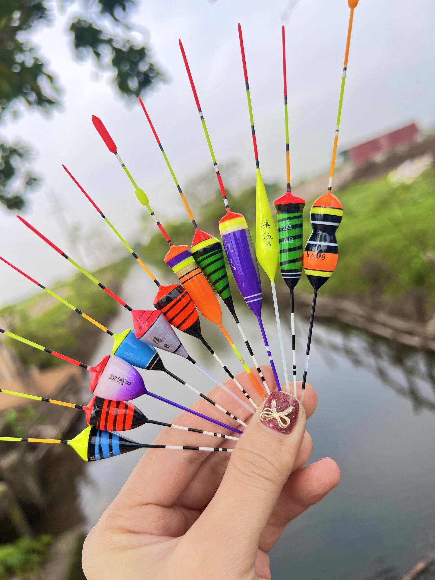Com bo 3c-5c Phao ngắn chuyên câu nước nông đủ size
