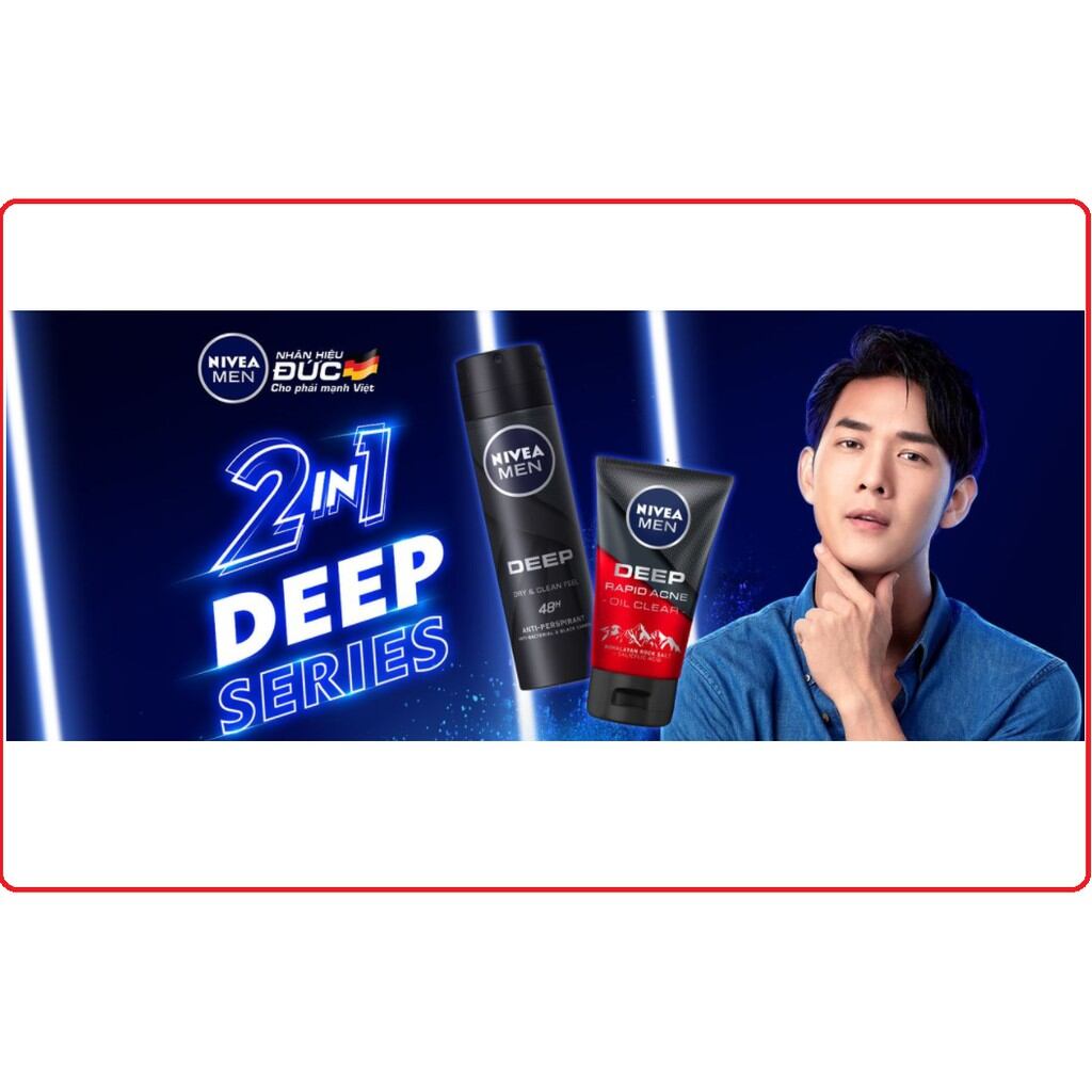 Sữa rửa mặt Nivea nam 100g.