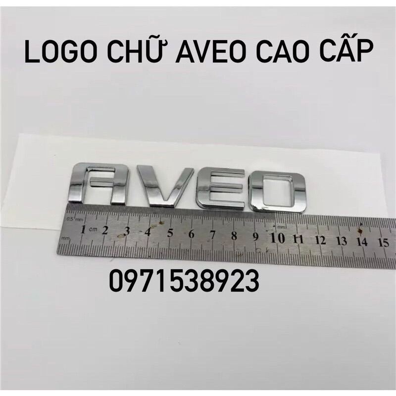 LOGO CHỮ AVEO dán xe Chevrolet aveo xịn