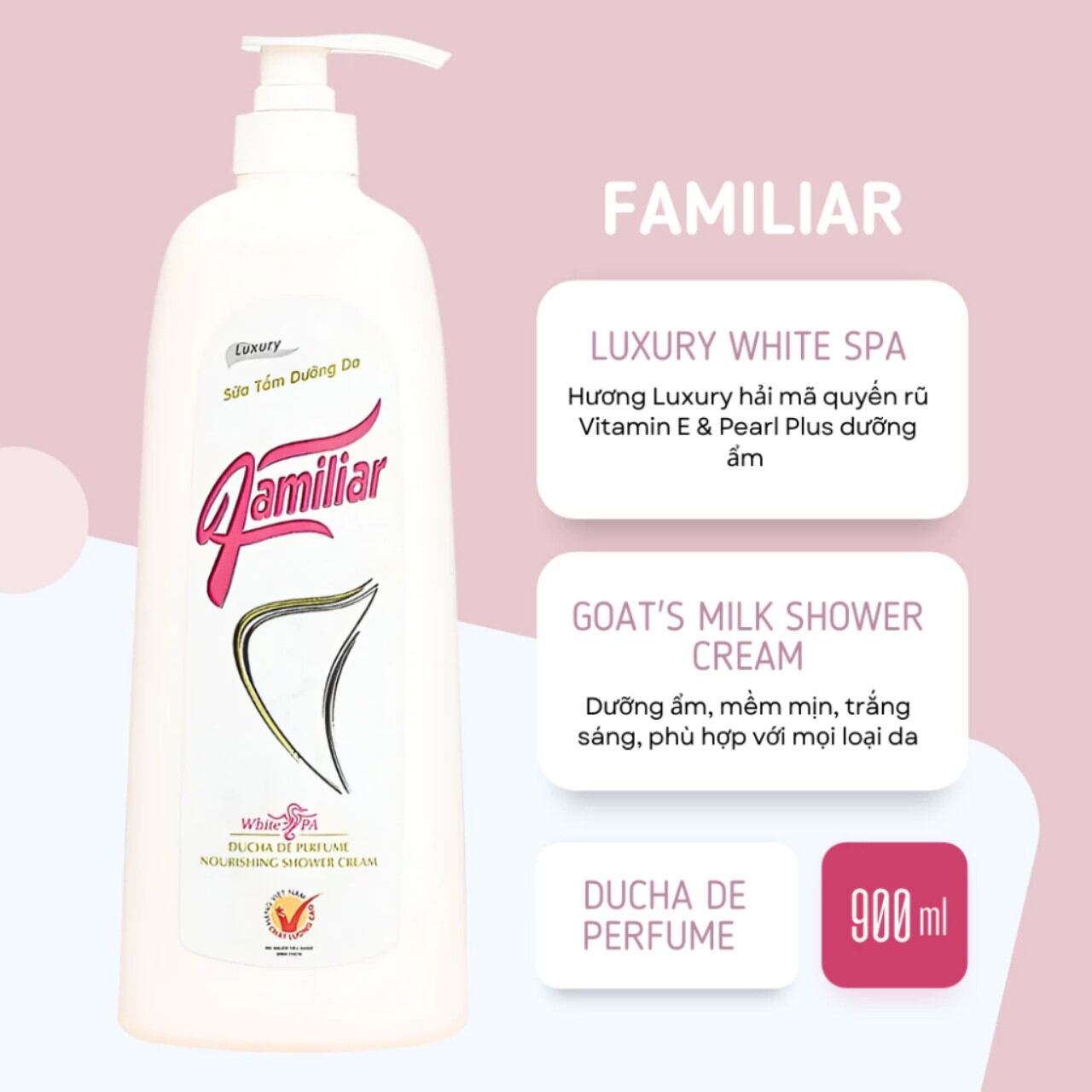 Sữa Tắm familiar luxury 900ml